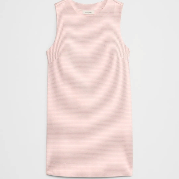 NWT Banana Republic Red And White Striped T-Shirt Mini Dress - Size M - Picture 8 of 8